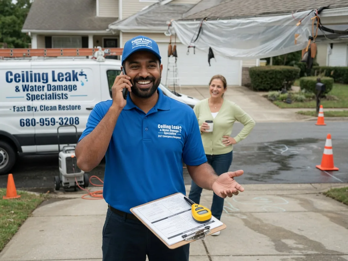 Ceiling Leak Cleanup Garden City, TX FAQs